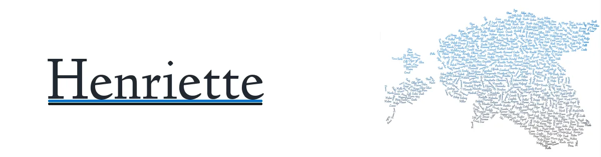 Nime Henriette kujunduspilt