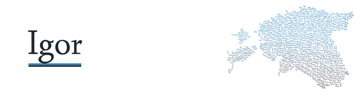 Nime Igor kujunduspilt