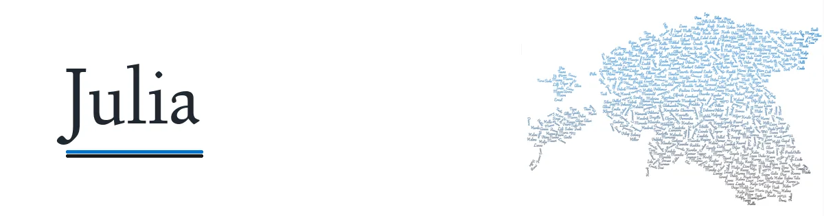 Nime Julia kujunduspilt