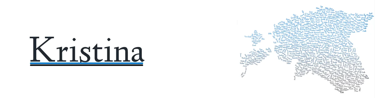 Nime Kristina kujunduspilt