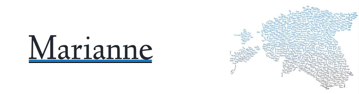 Nime Marianne kujunduspilt