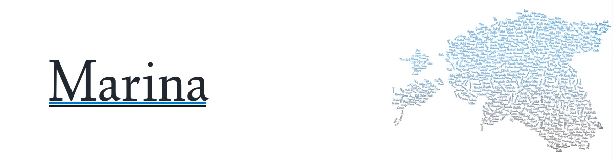 Nime Marina kujunduspilt