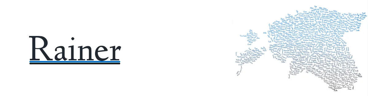 Nime Rainer kujunduspilt