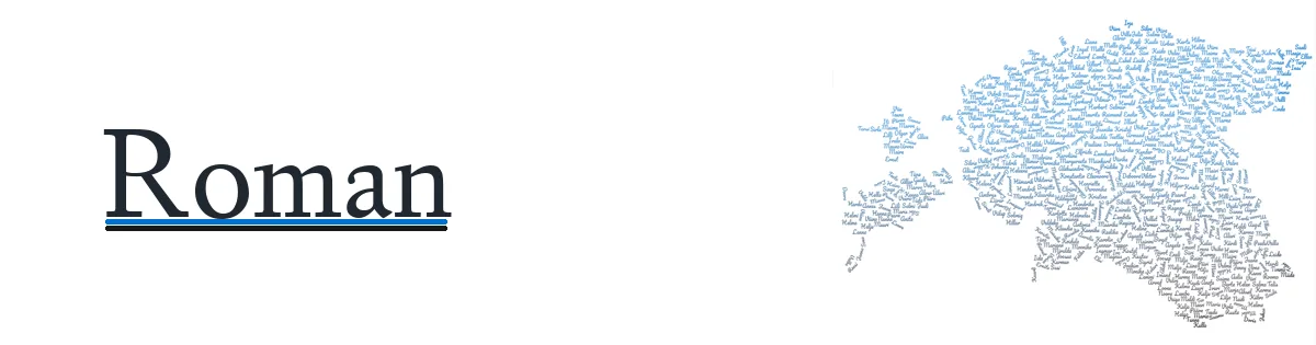 Nime Roman kujunduspilt