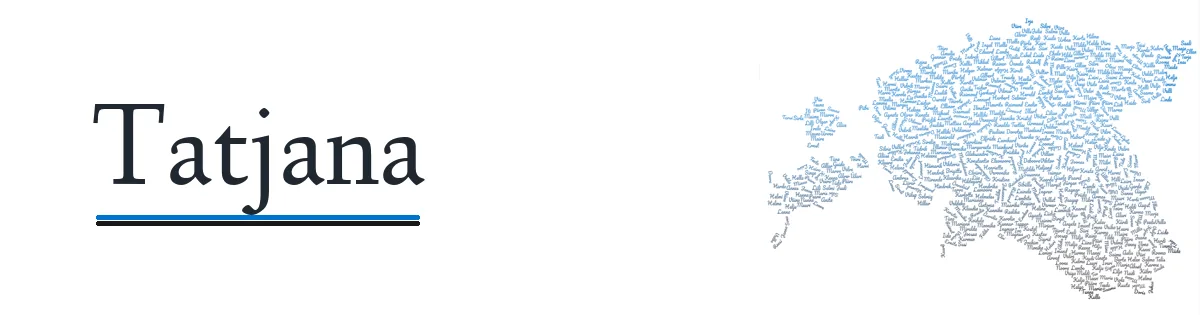 Nime Tatjana kujunduspilt