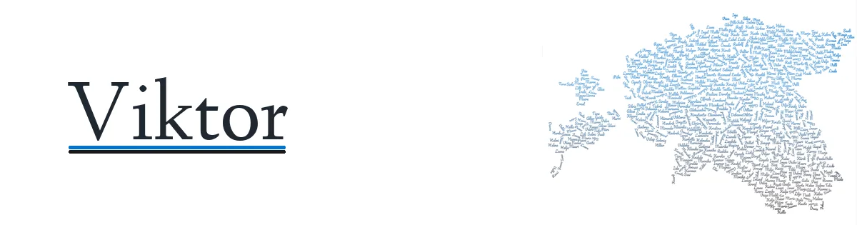 Nime Viktor kujunduspilt